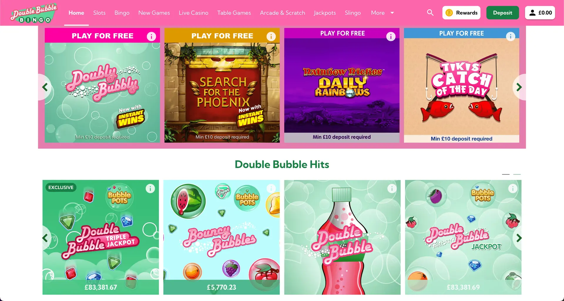Double Bubble Bingo